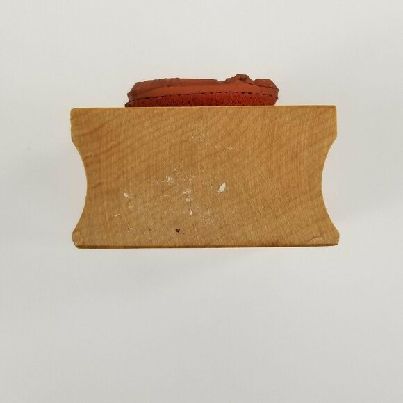 Vintage Christmas Holiday Rubber Stamps Nature Impressions Wreath 1st Class Toys - Picture 9 of 11